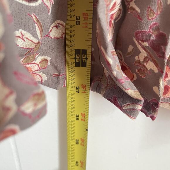 Vintage 70s Adini India Rayon Floral Midi Skirt S Boho Cottagecore NWT Deadstock - Picture 4 of 8